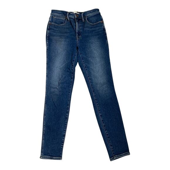 Madewell Jeans 10" High-Rise Skinny Stretch Denim 28 Blue Basic Casual Everyday - Picture 1 of 7
